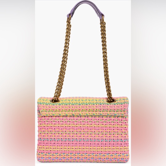 Kurt Geiger London Brixton Woven Convertible Shoulder Bag Pastel - Picture 3 of 5